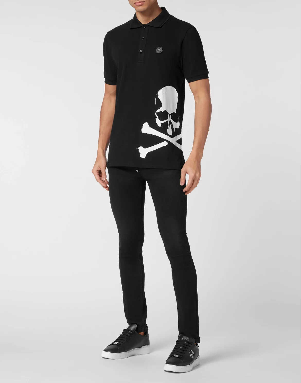 Polo shirt SS Skull&Bones, цвет: Черный