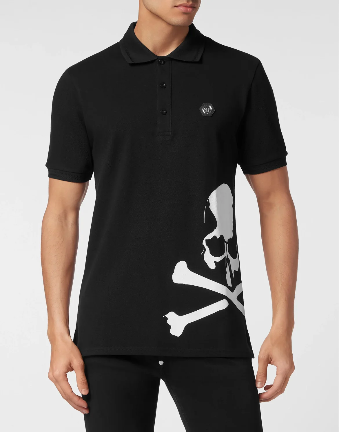 Polo shirt SS Skull&Bones, цвет: Черный