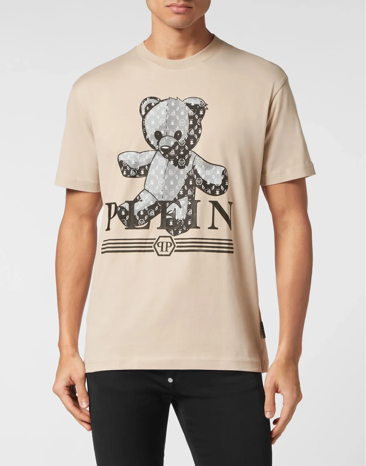 T-shirt Round neck SS Tattoo, цвет: Бежевый