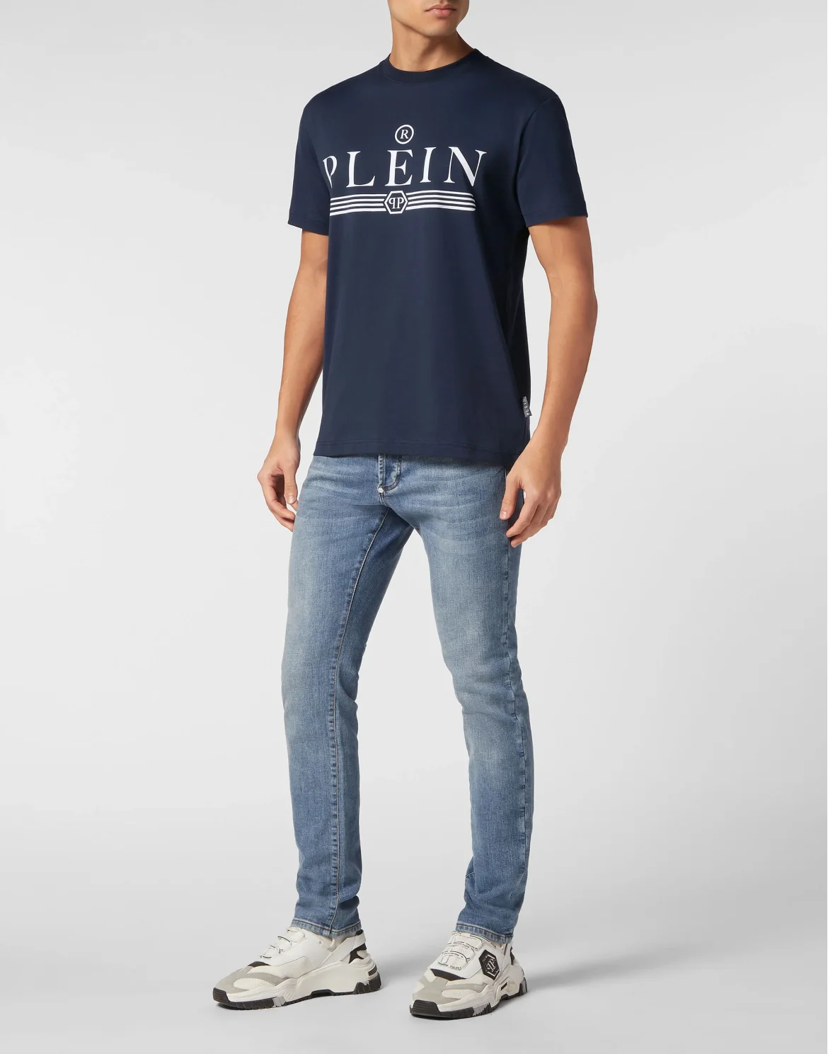 T-shirt Round Neck SS Tattoo, цвет: Синий