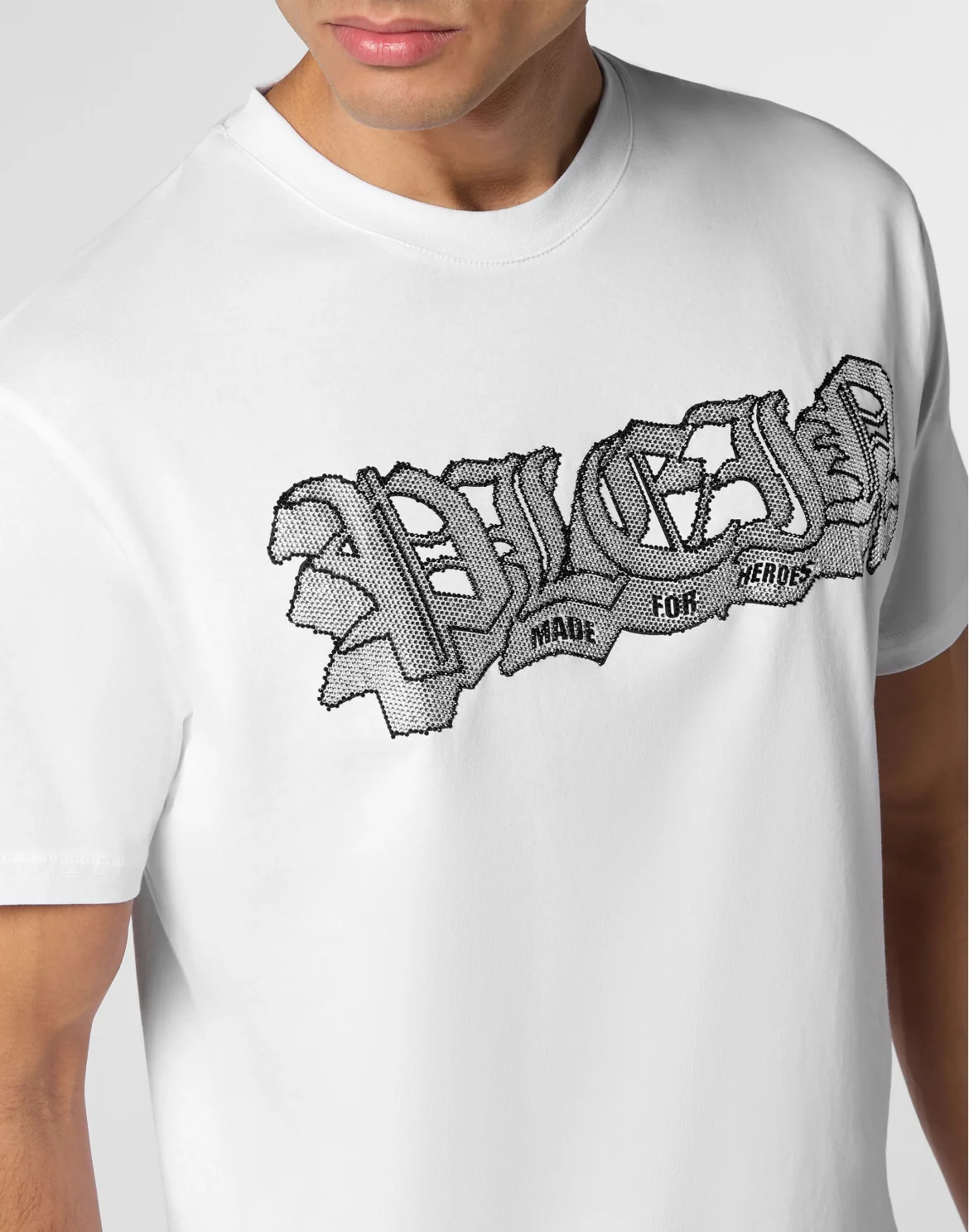 T-shirt Round Neck SS Tattoo, цвет: Белый
