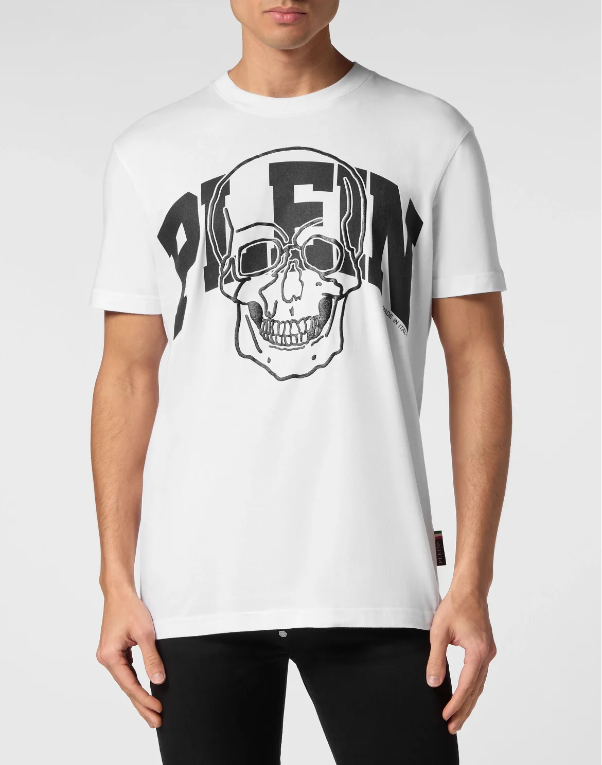 T-shirt Round Neck SS Skull, цвет: Белый