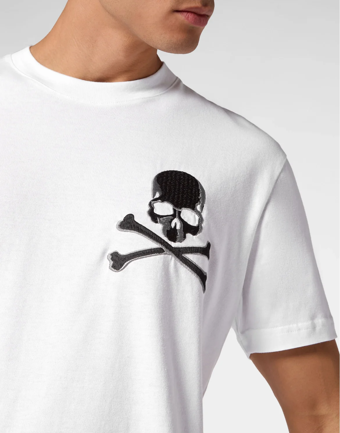 T-shirt Round Neck SS Skull&Bones, цвет: Белый