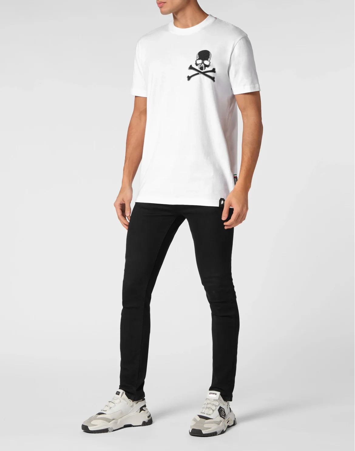 T-shirt Round Neck SS Skull&Bones, цвет: Белый