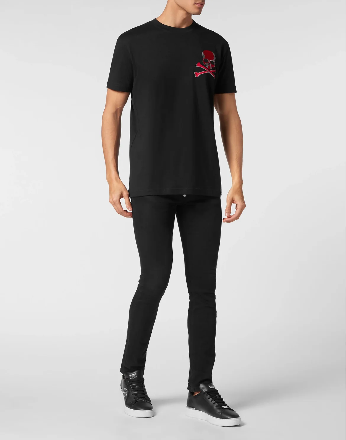 T-shirt Round Neck SS Skull&Bones, цвет: Черный