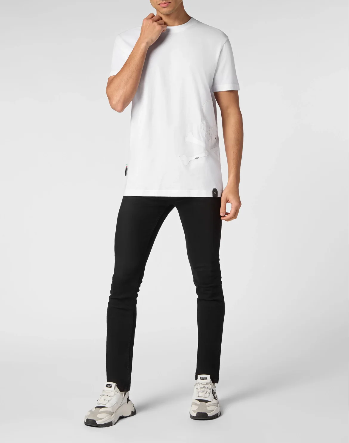 T-shirt Round Neck SS Skull&Bones, цвет: Белый