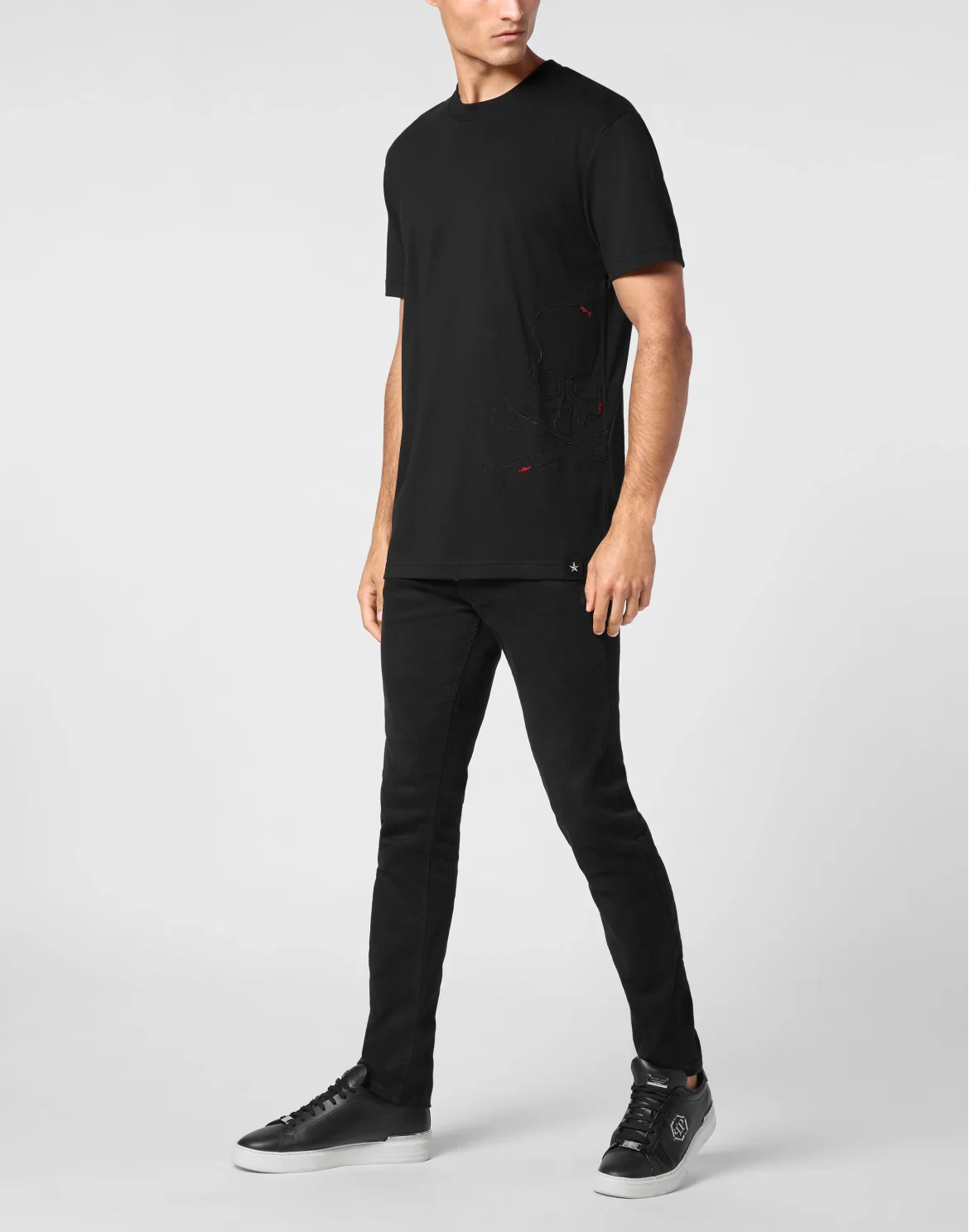 T-shirt Round Neck SS Skull&Bones, цвет: Черный