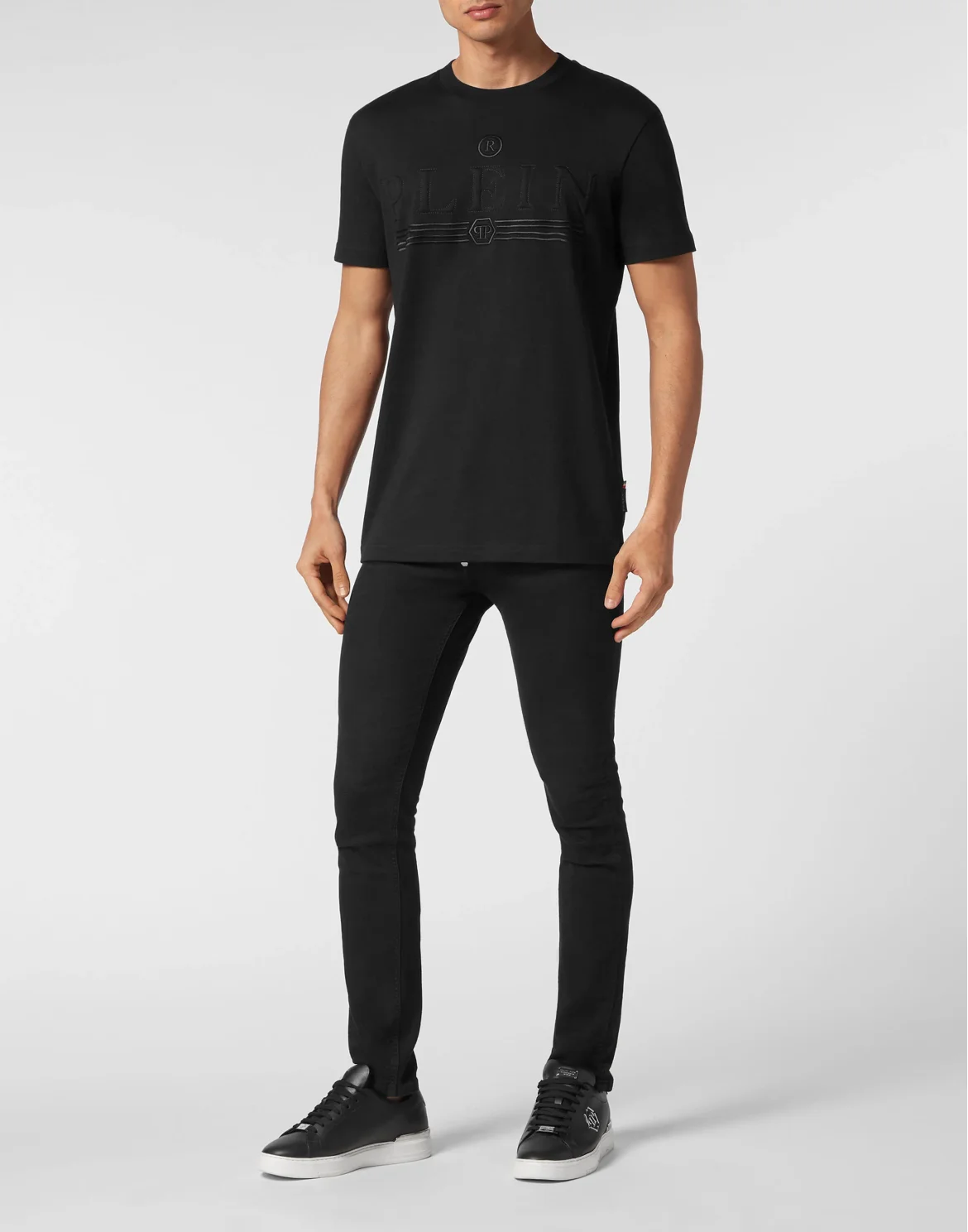 T-shirt Round Neck SS Gothic Plein, цвет: Черный
