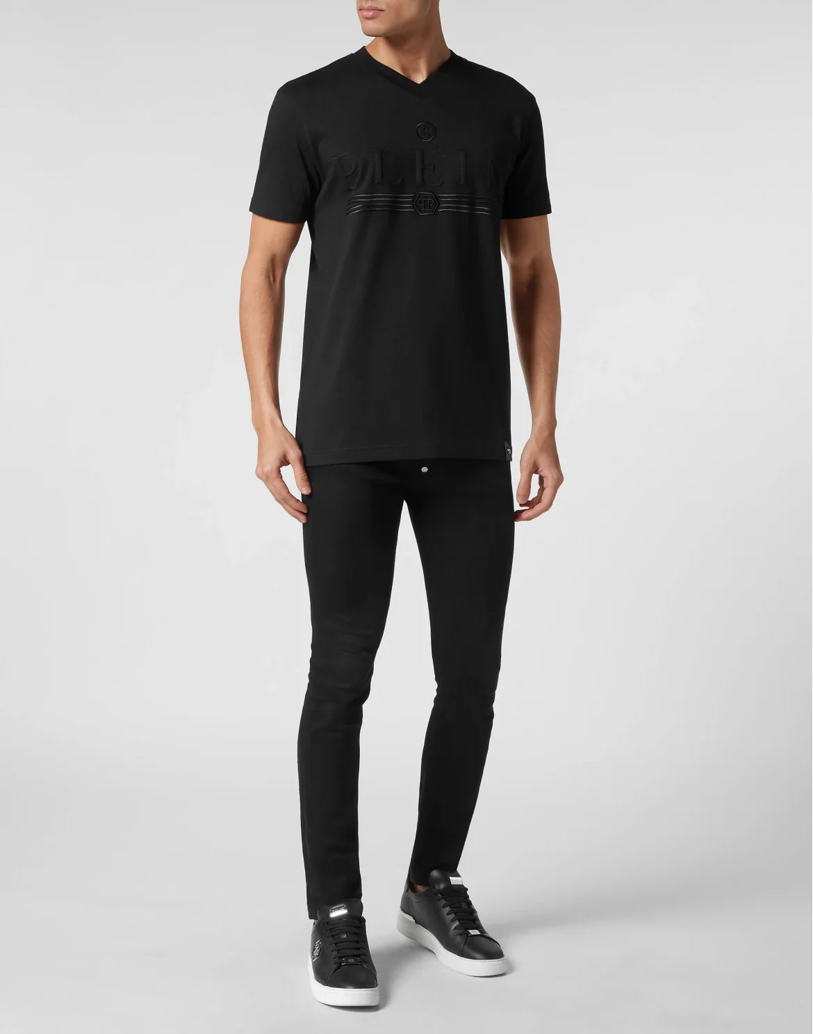 T-shirt V-Neck SS, цвет: Черный