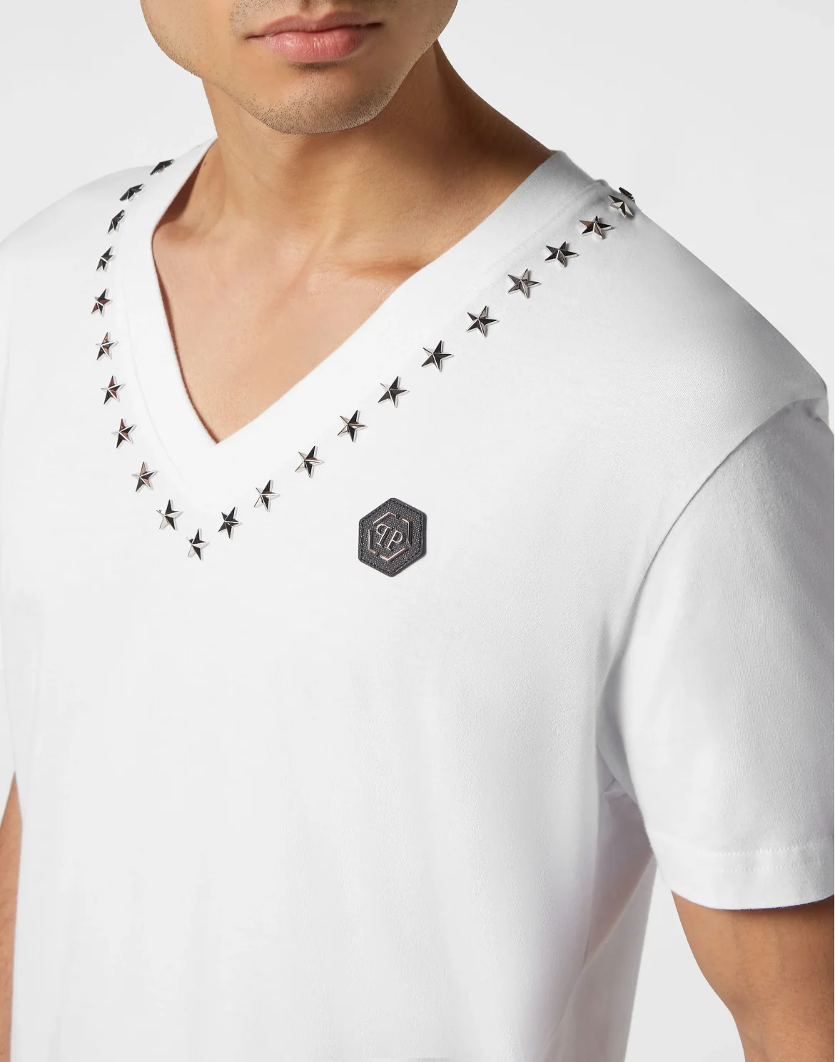 T-shirt V-Neck SS, цвет: Белый