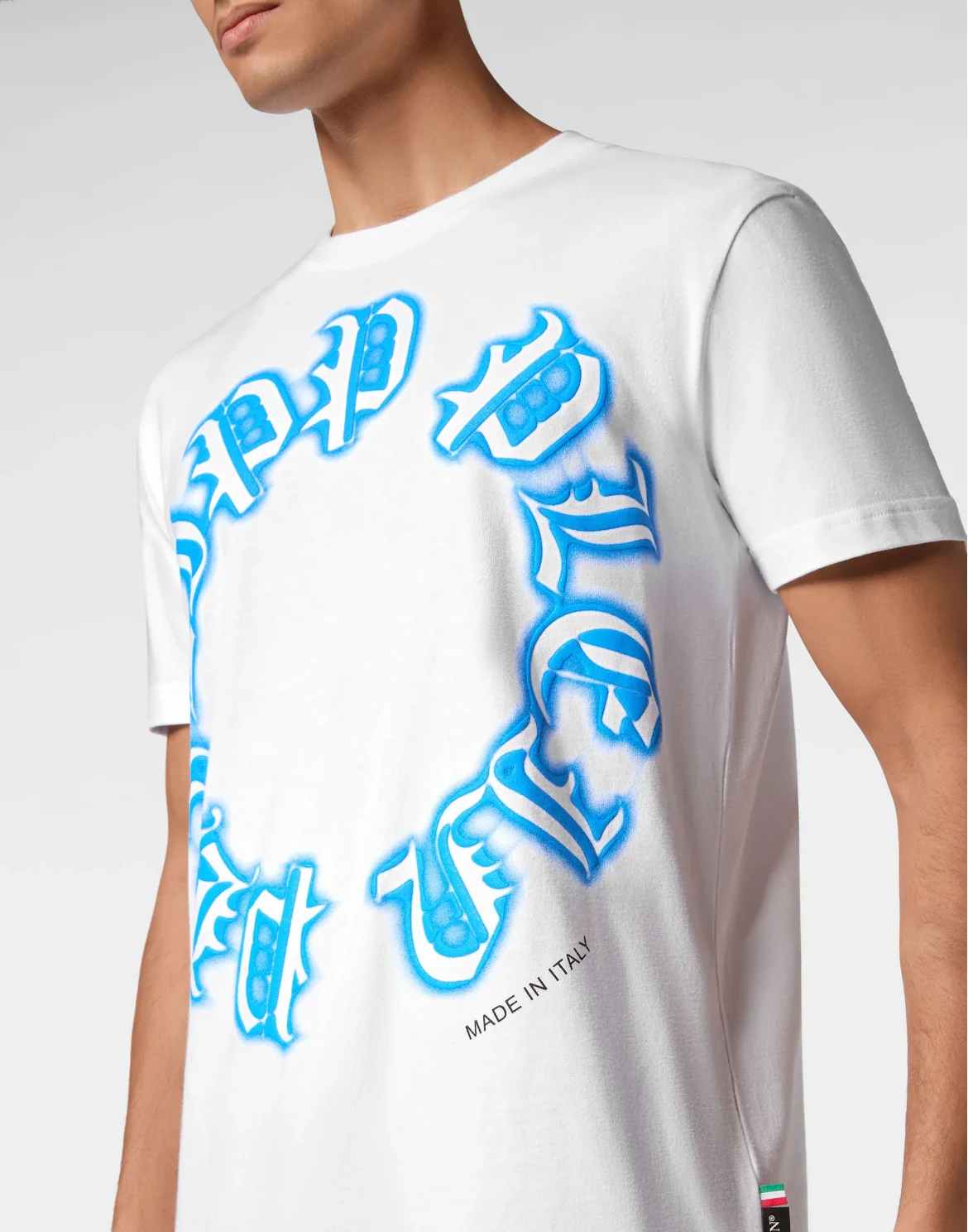 T-shirt Round Neck SS Gothic Plein, цвет: Белый