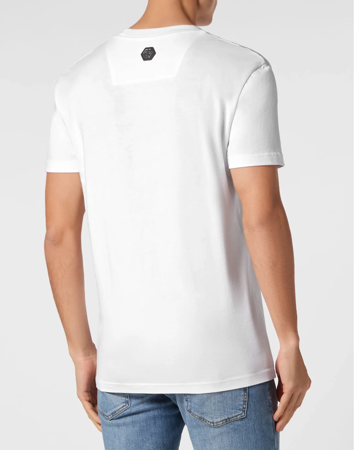 T-shirt Round Neck SS Gothic Plein, цвет: Белый