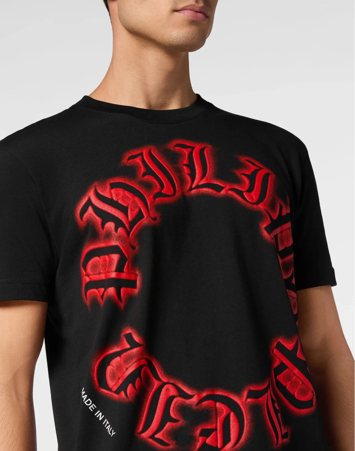 T-shirt Round Neck SS Gothic Plein, цвет: Черный