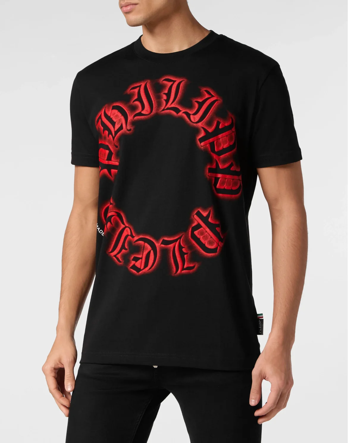 T-shirt Round Neck SS Gothic Plein, цвет: Черный