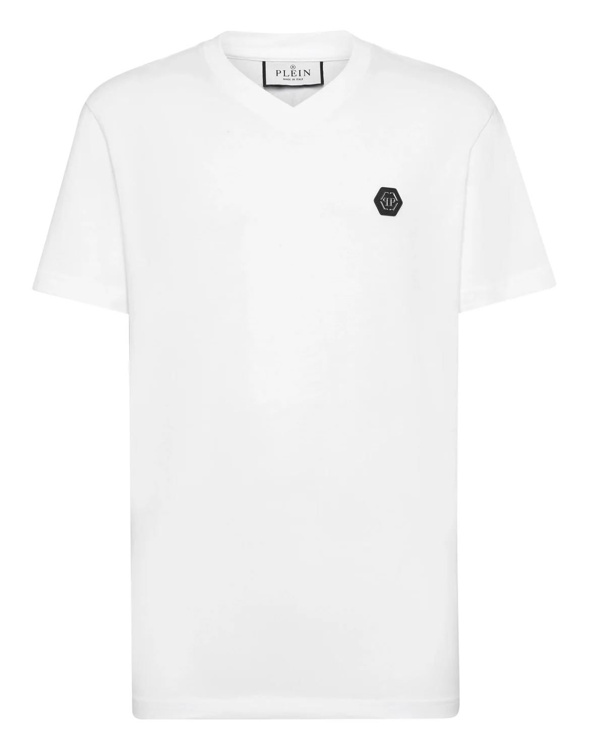 T-shirt V-Neck SS Gothic Plein, цвет: Белый