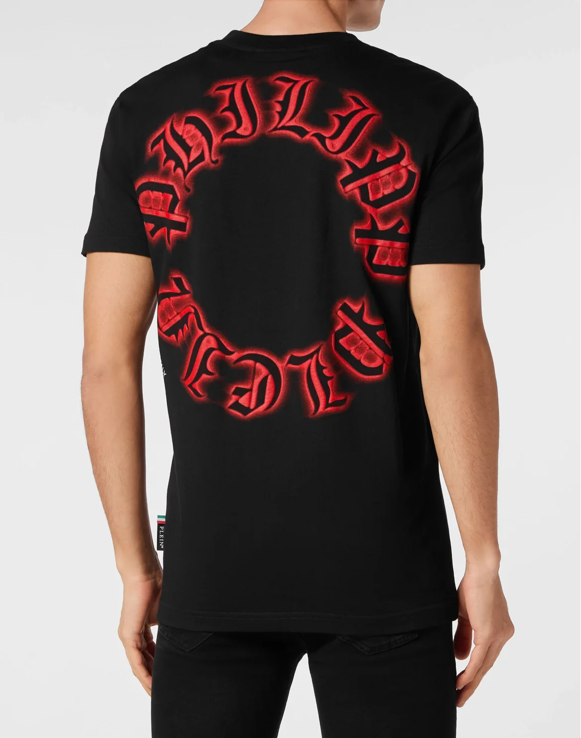 T-shirt V-Neck SS Gothic Plein, цвет: Черный