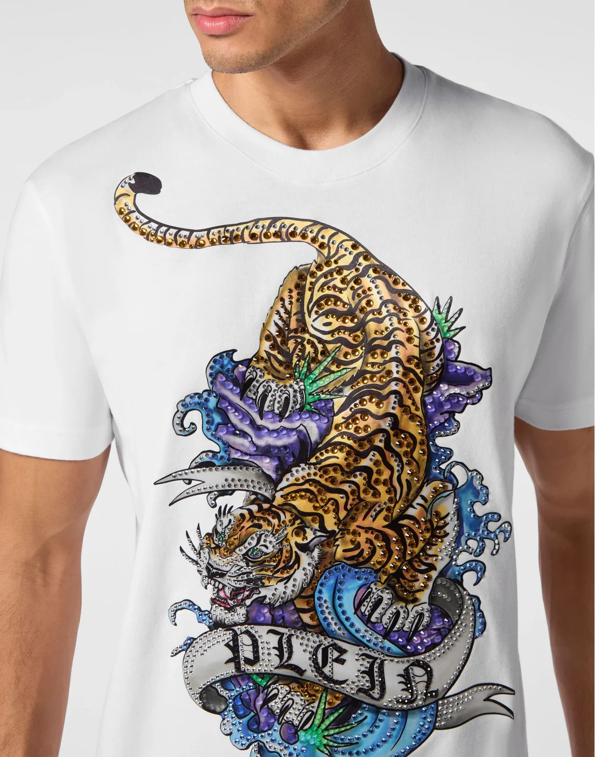 T-shirt Round Neck SS Tattoo, цвет: Белый