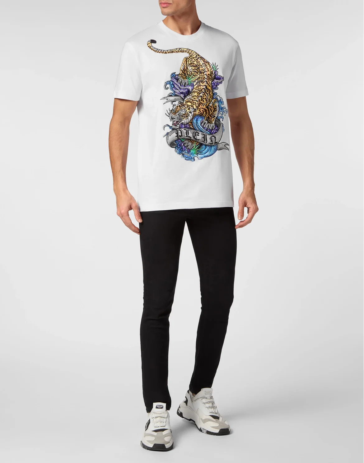 T-shirt Round Neck SS Tattoo, цвет: Белый