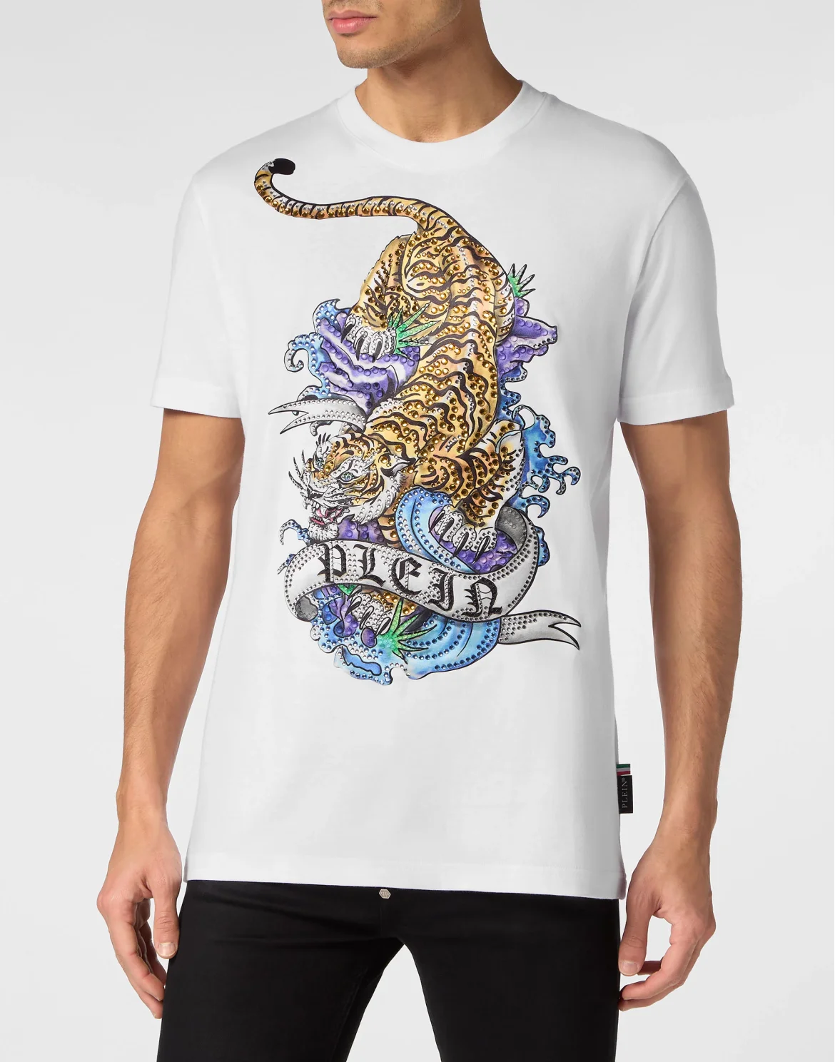 T-shirt Round Neck SS Tattoo, цвет: Белый