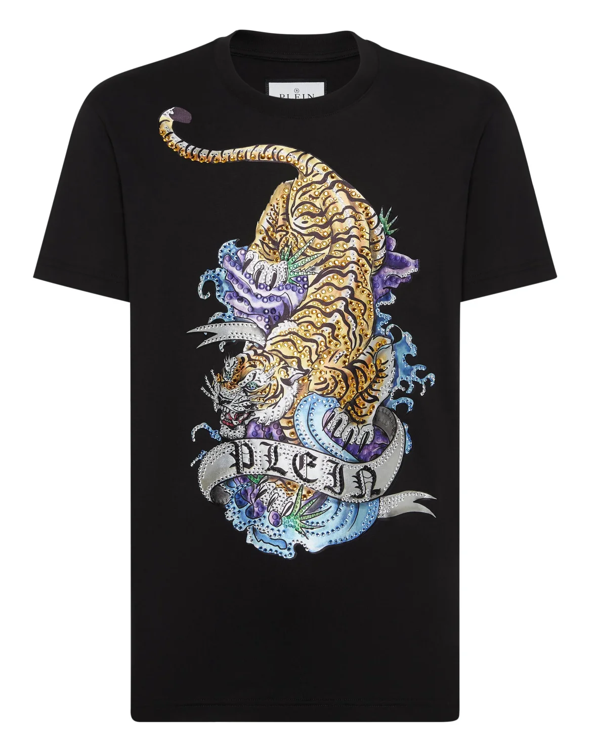 T-shirt Round Neck SS Tattoo, цвет: Черный