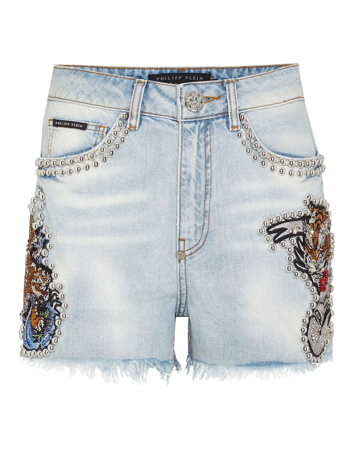 Denim Hot pants Tattoo, цвет: Голубой