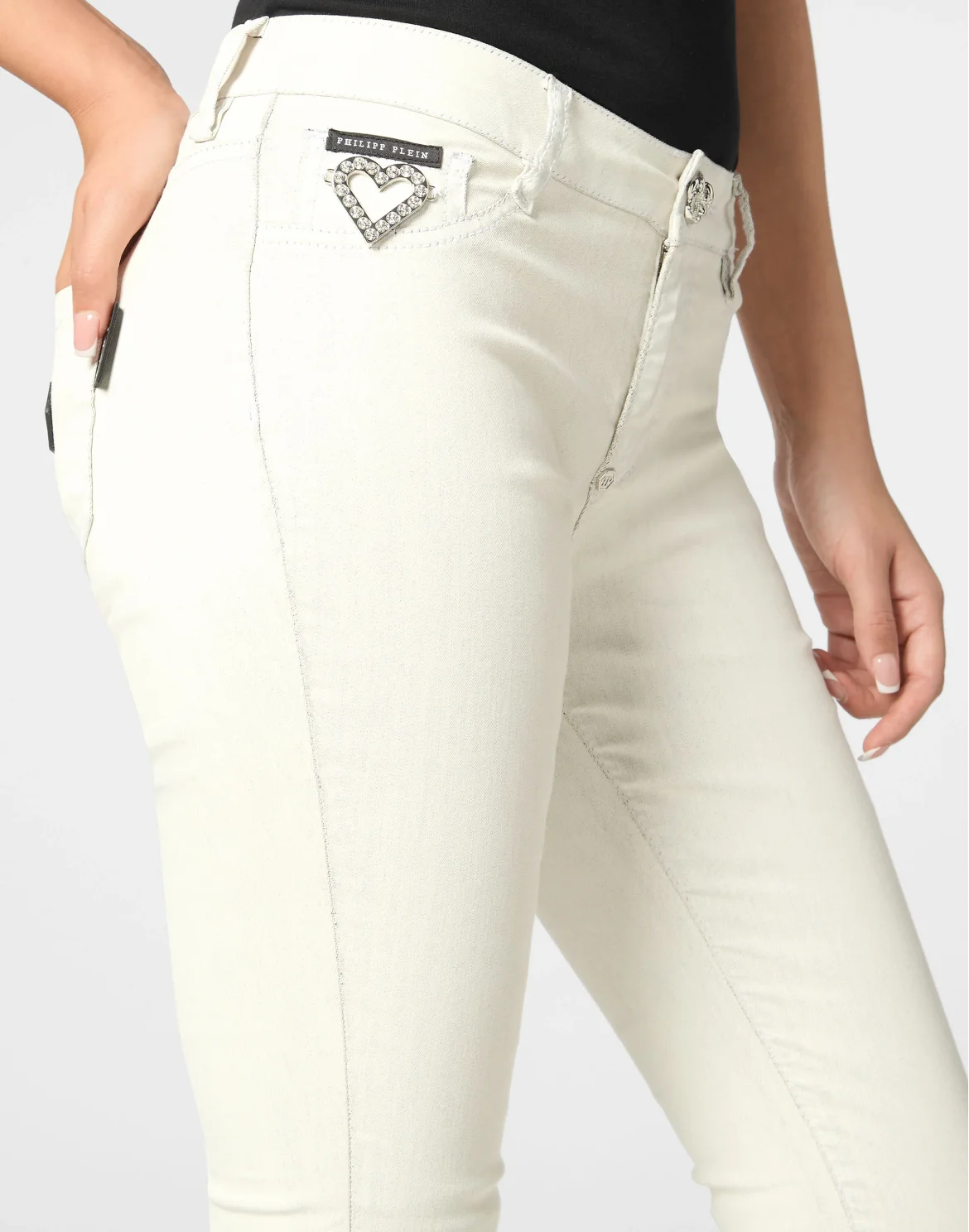 Crystal Jegging Heart, цвет: Белый