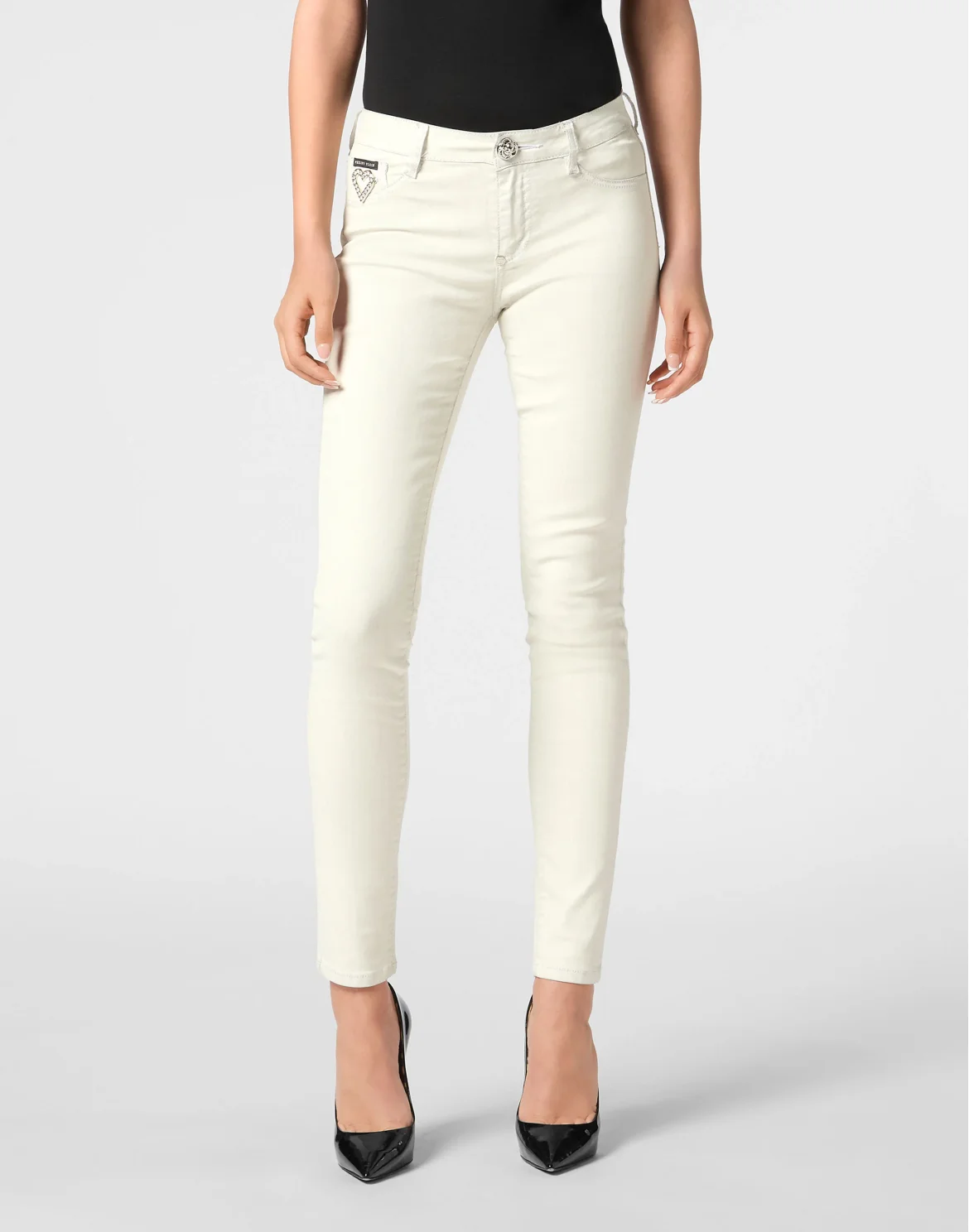 Crystal Jegging Heart, цвет: Белый