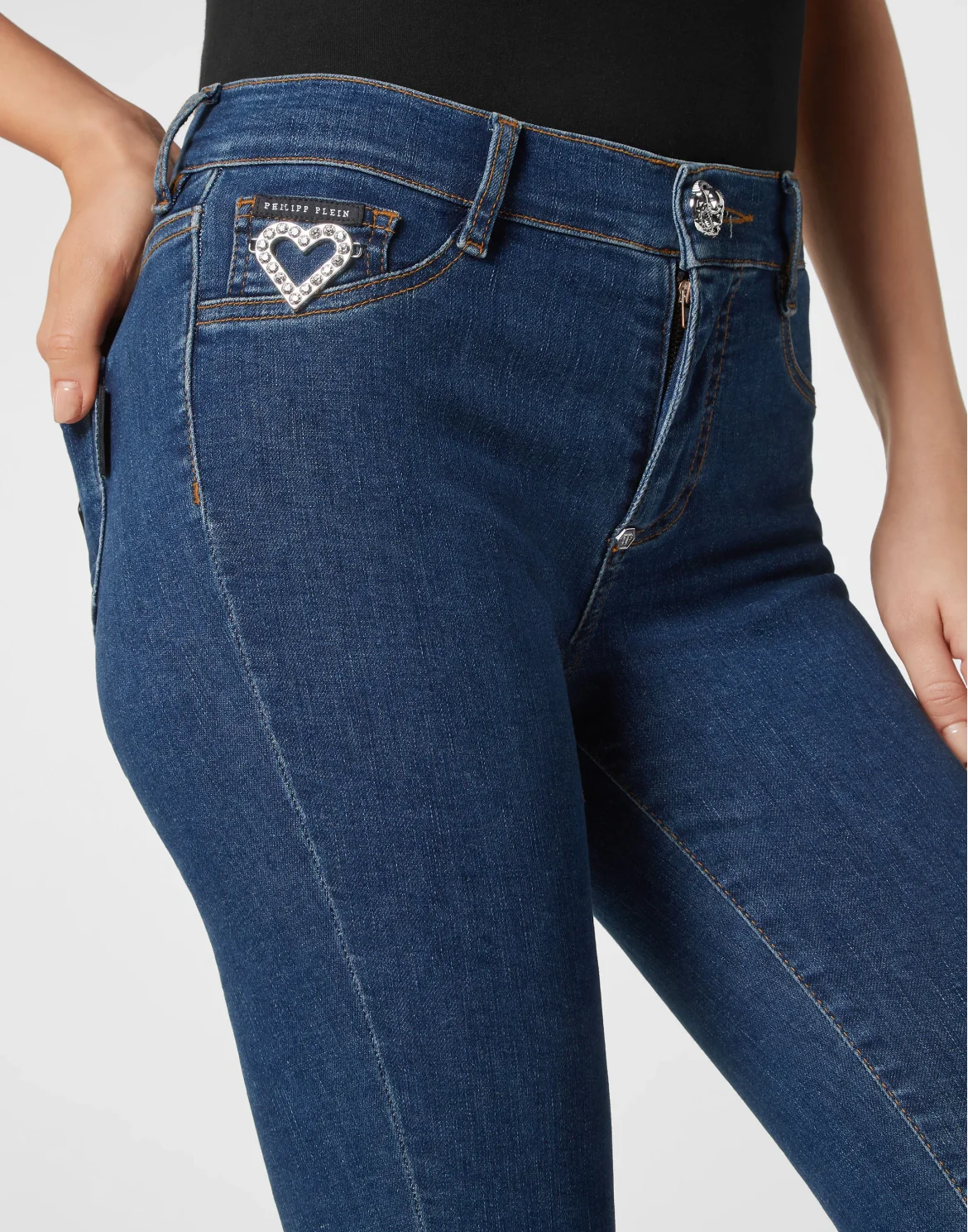 Crystal Jegging Heart, цвет: Синий