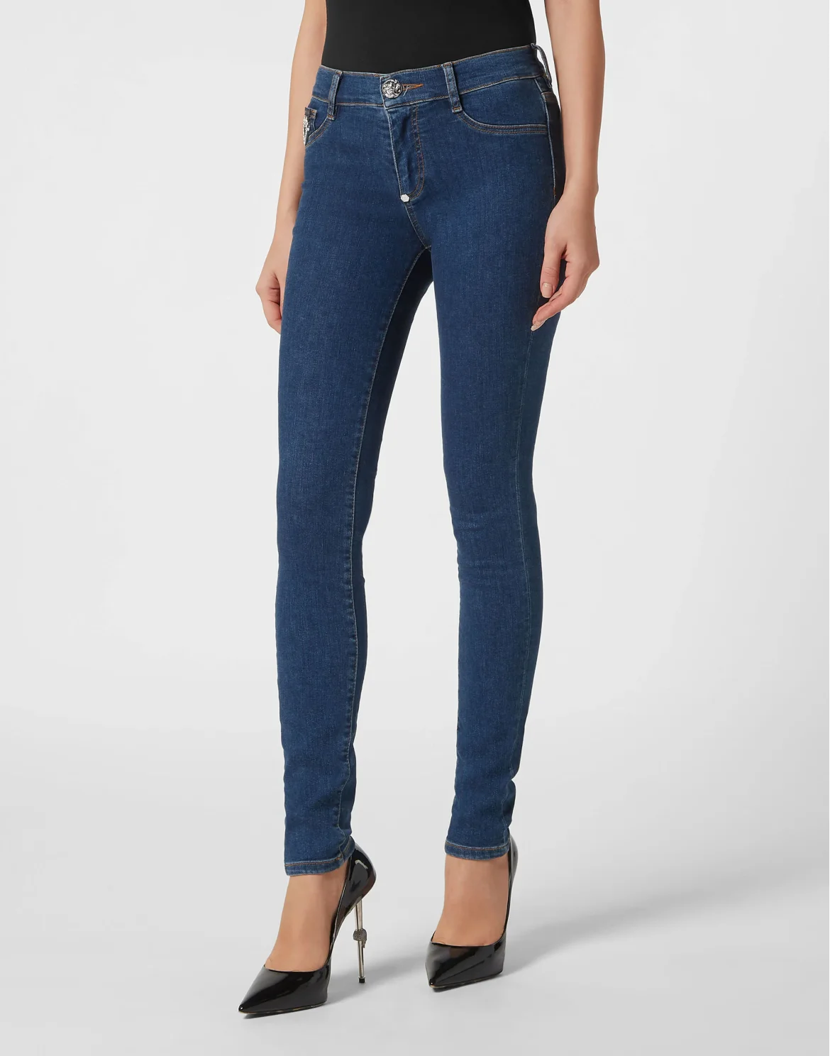 Crystal Jegging Heart, цвет: Синий