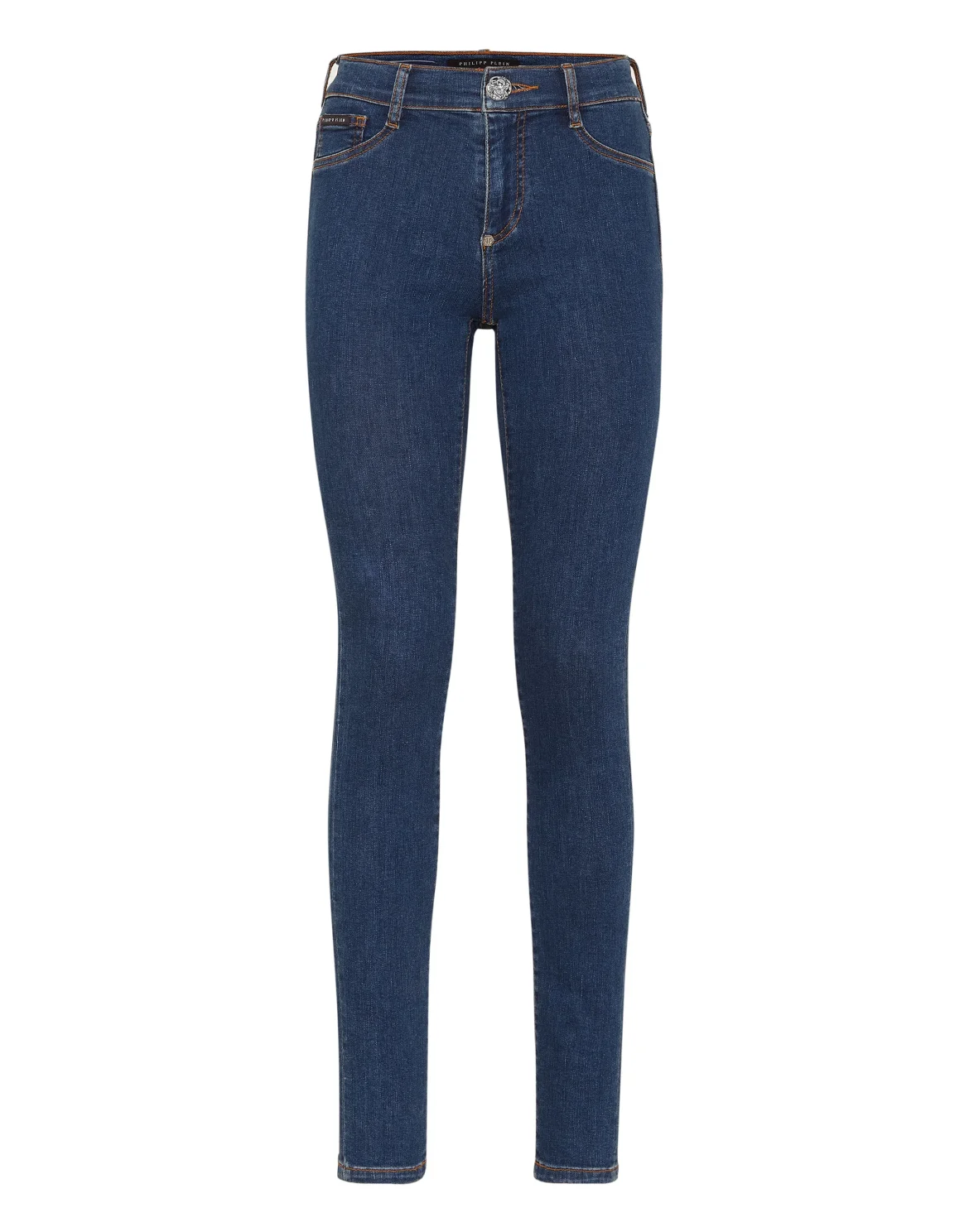 Denim Jegging Fit Trousers, цвет: Синий
