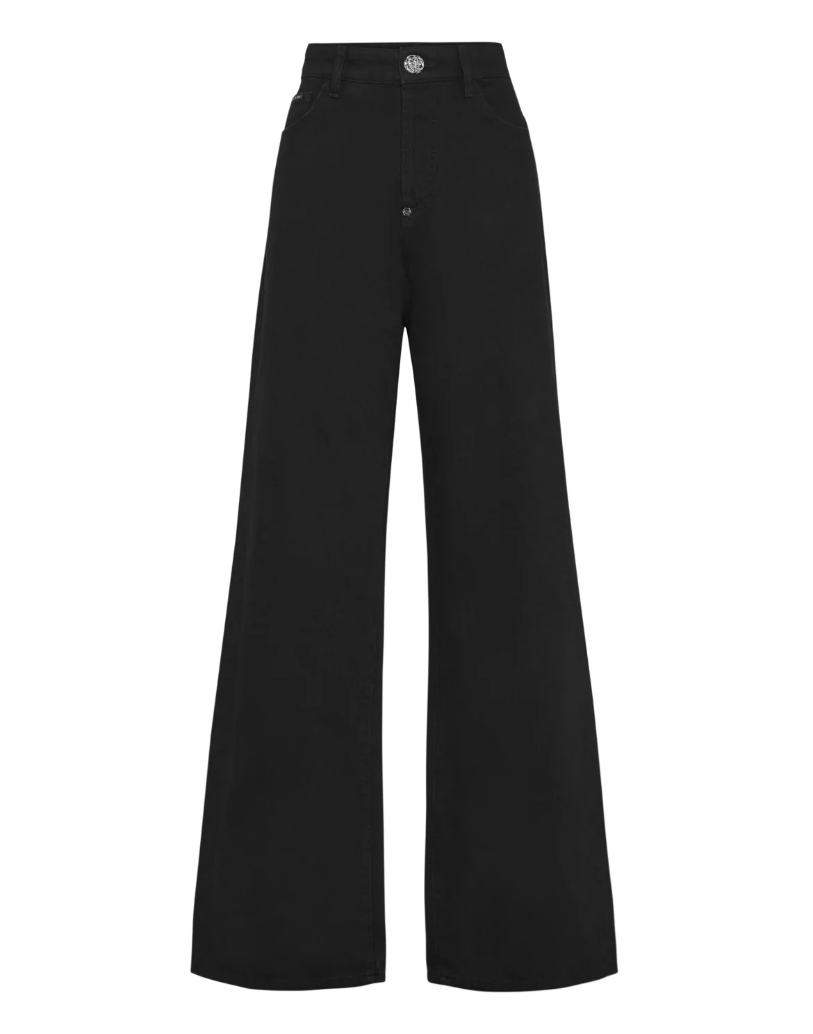 Denim Skater Fit Trousers, цвет: Черный