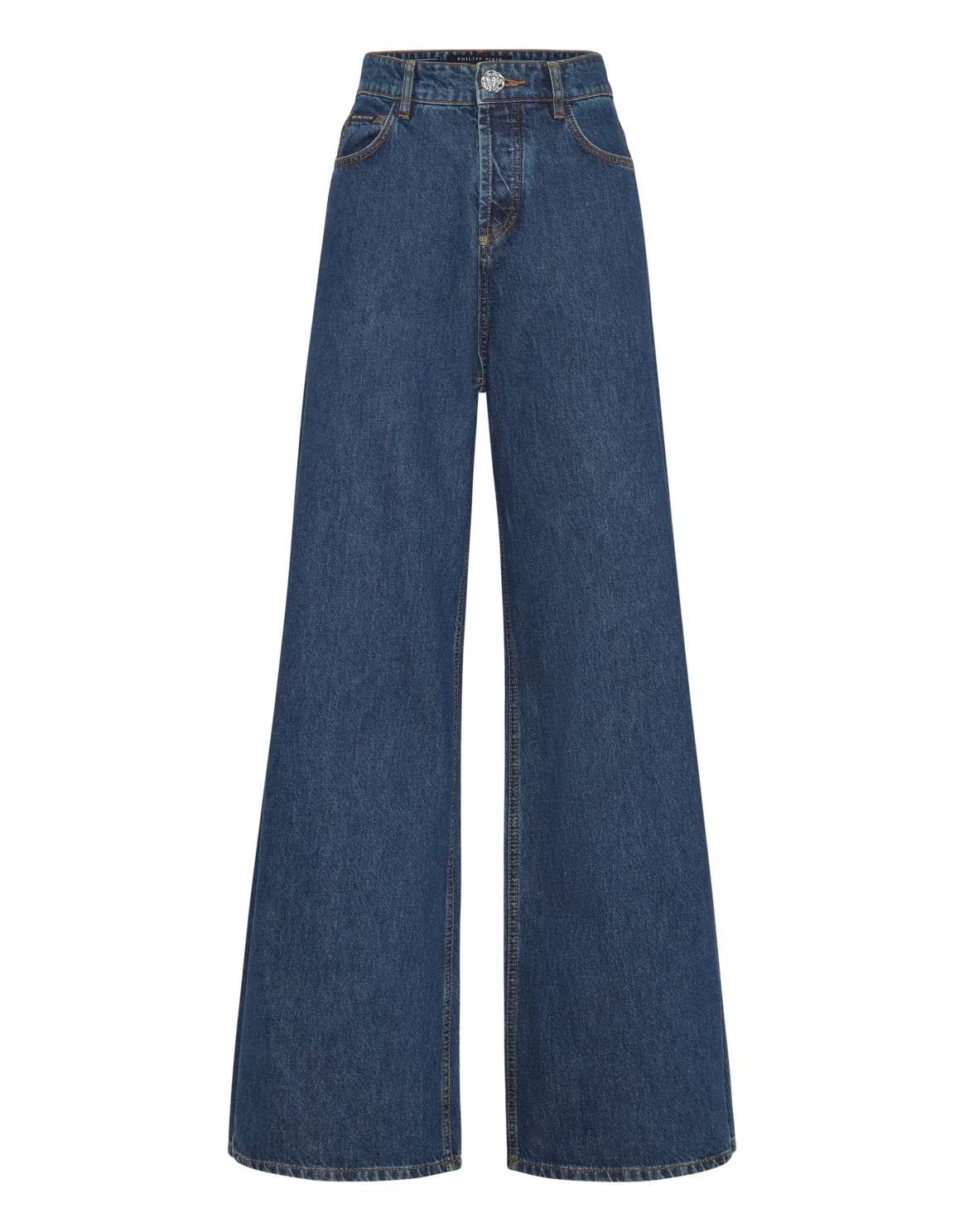 Denim Skater Fit Trousers, цвет: Синий