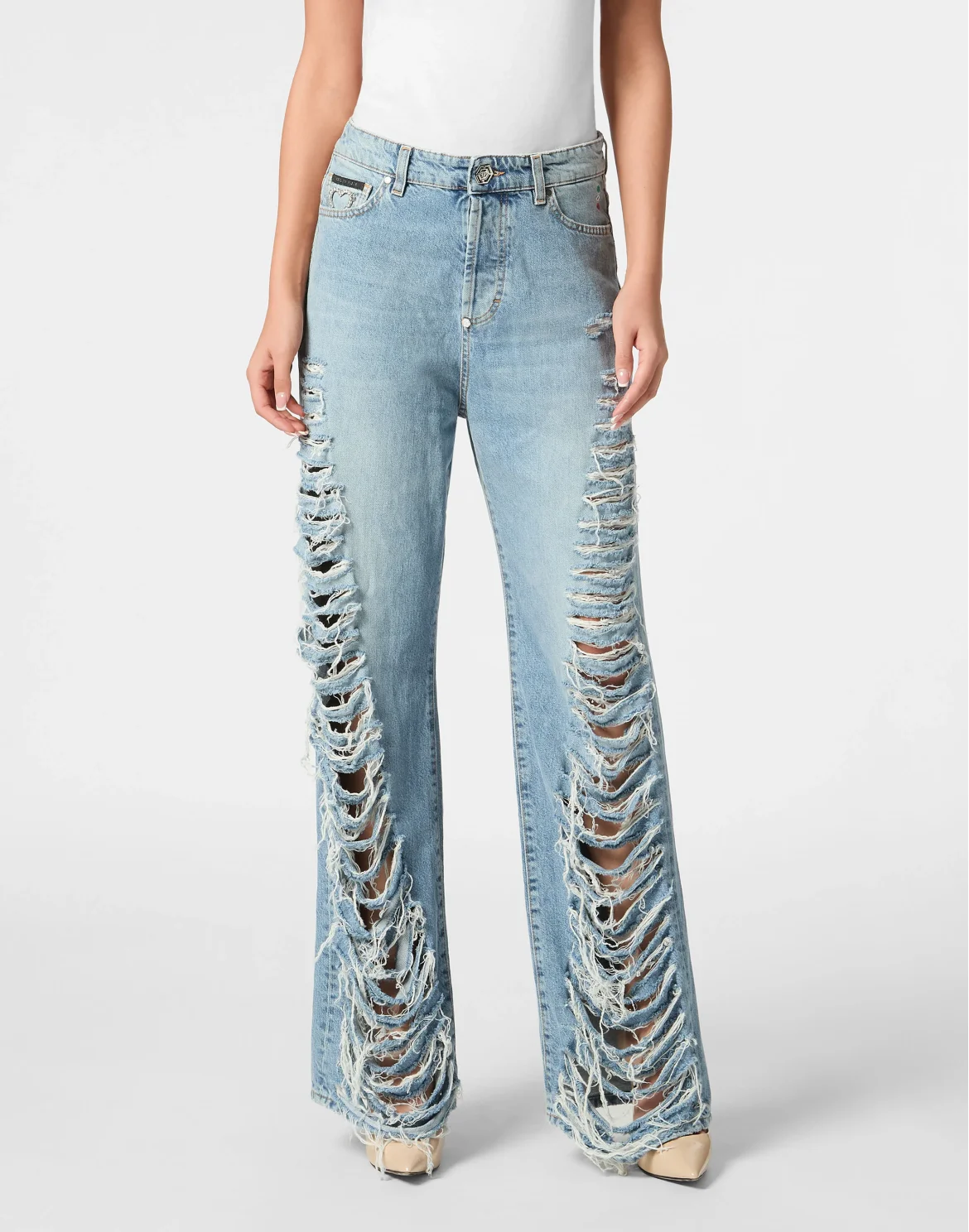 Skater Denim Trousers, цвет: Синий