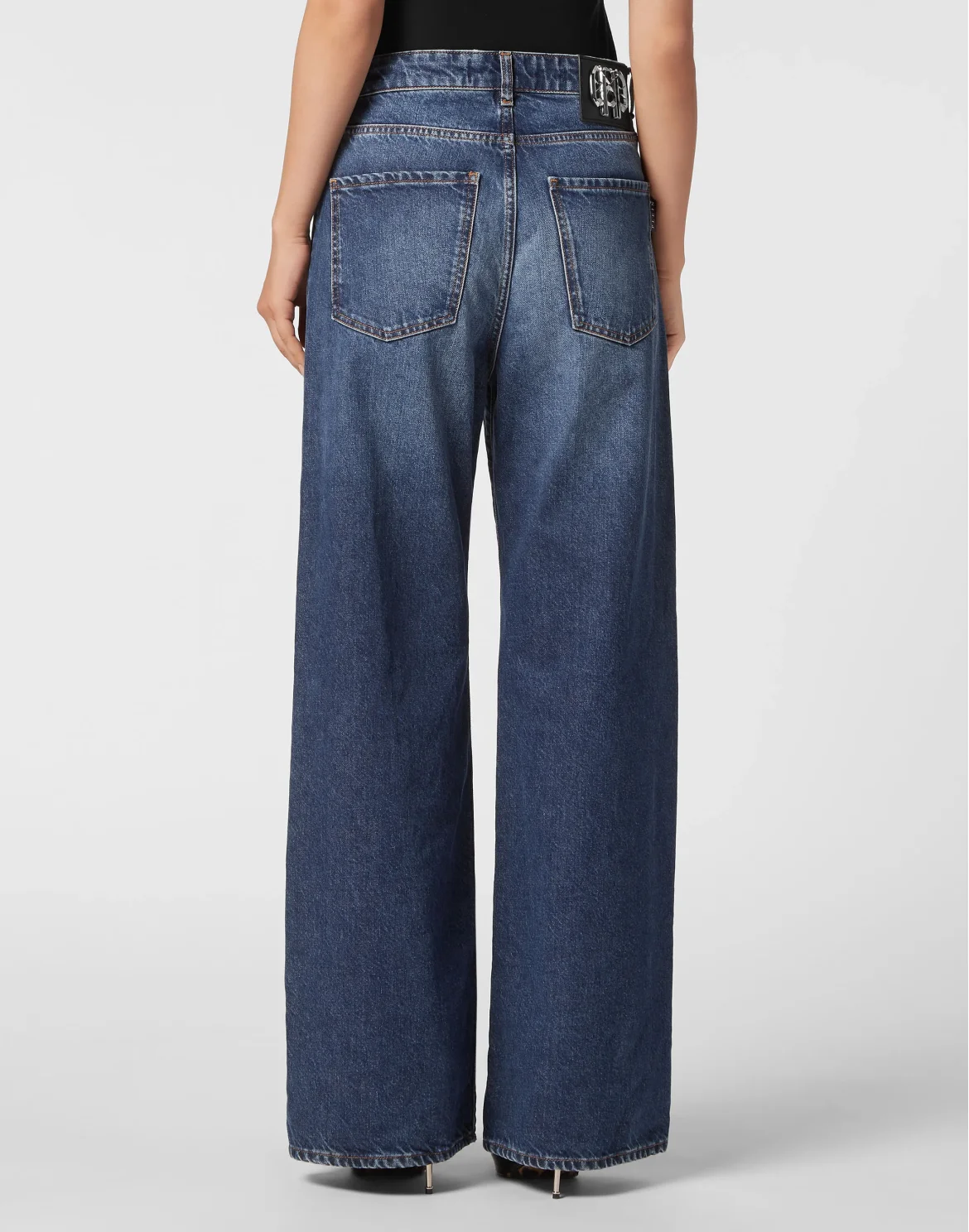 Denim Skater Trousers, цвет: Синий