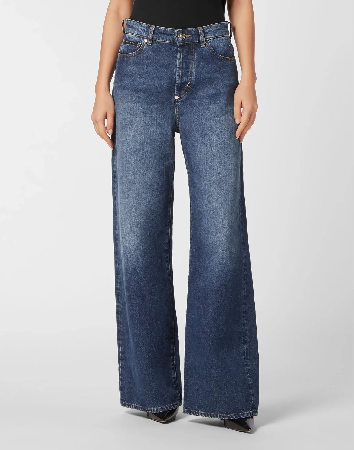 Denim Skater Trousers, цвет: Синий