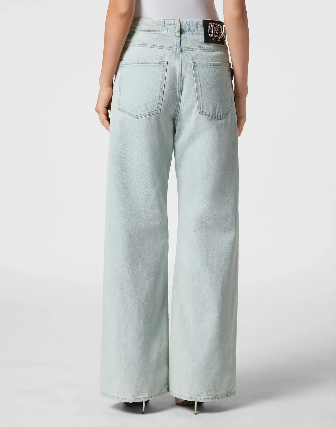 Denim Skater Trousers, цвет: Синий