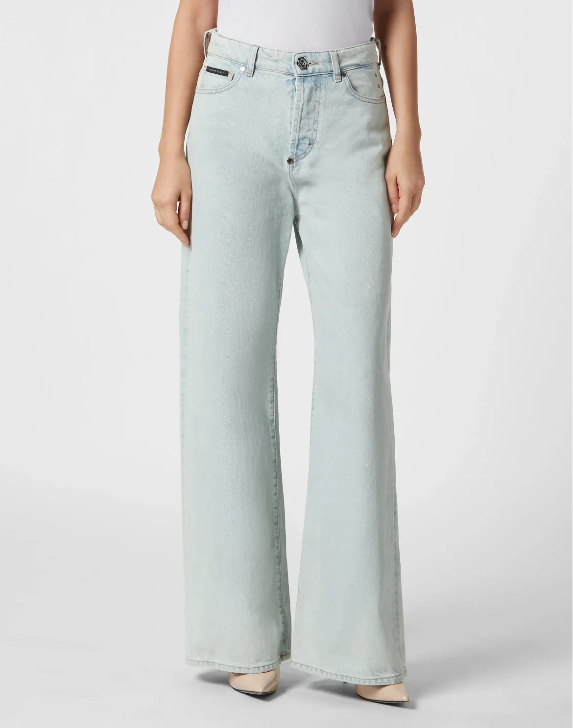 Denim Skater Trousers, цвет: Синий