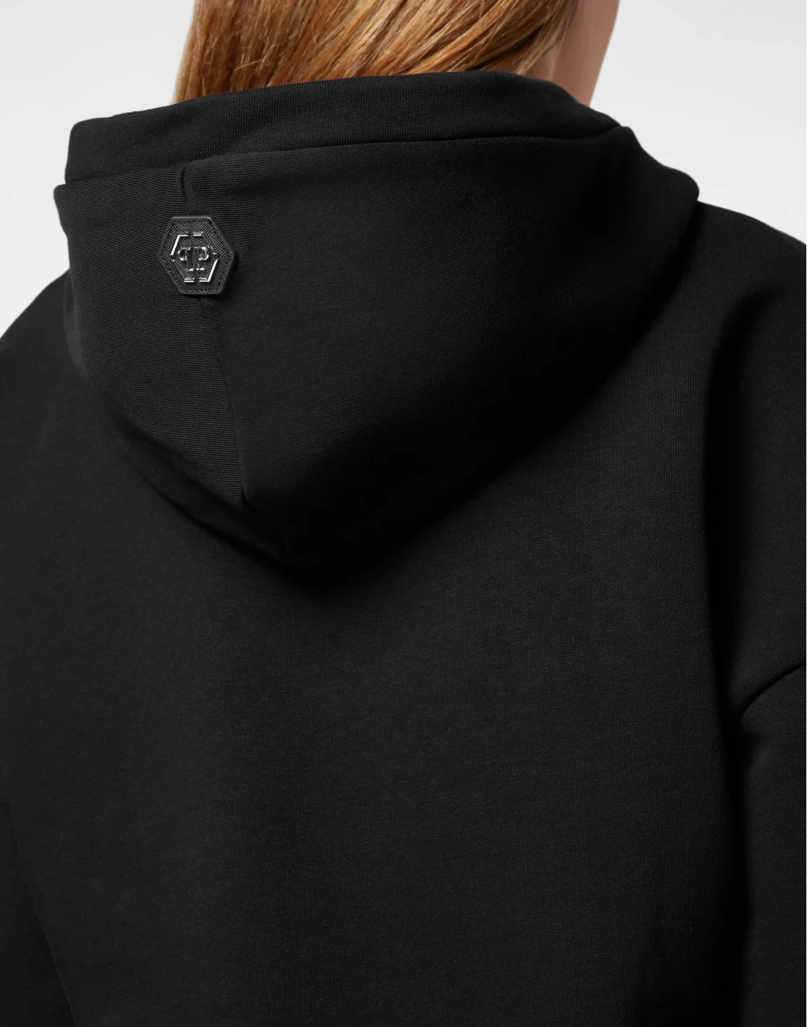 Crop hoodie Heart, цвет: Черный