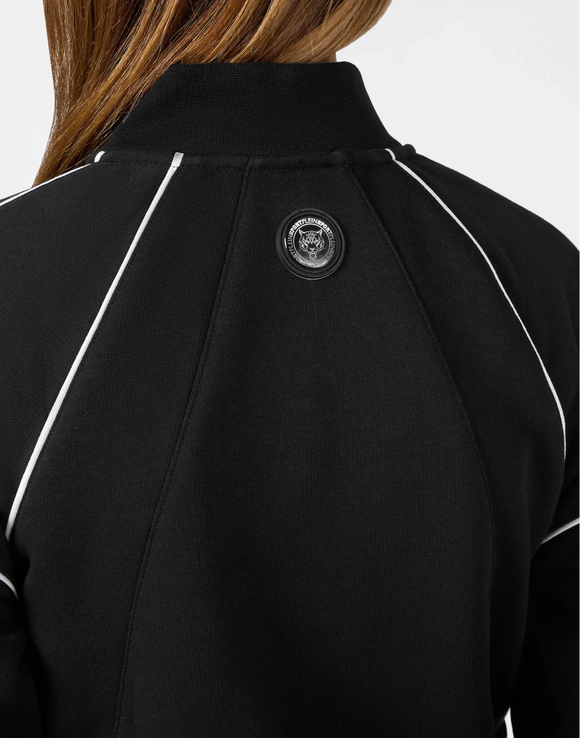 Cropped Hoodie Sweatshirt, цвет: Черный