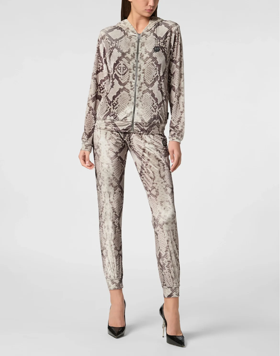 Jogging Set: Hoodie/Trousers, цвет: Бежевый