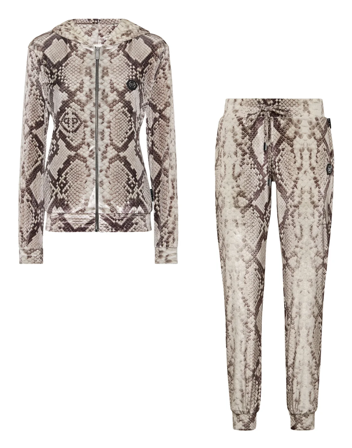 Jogging Set: Hoodie/Trousers, цвет: Бежевый