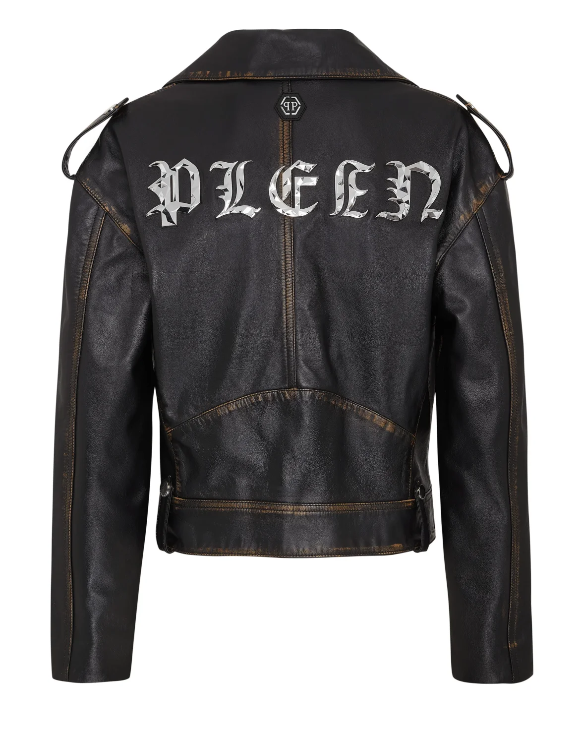 Vintage Leather Over Biker, цвет: Черный