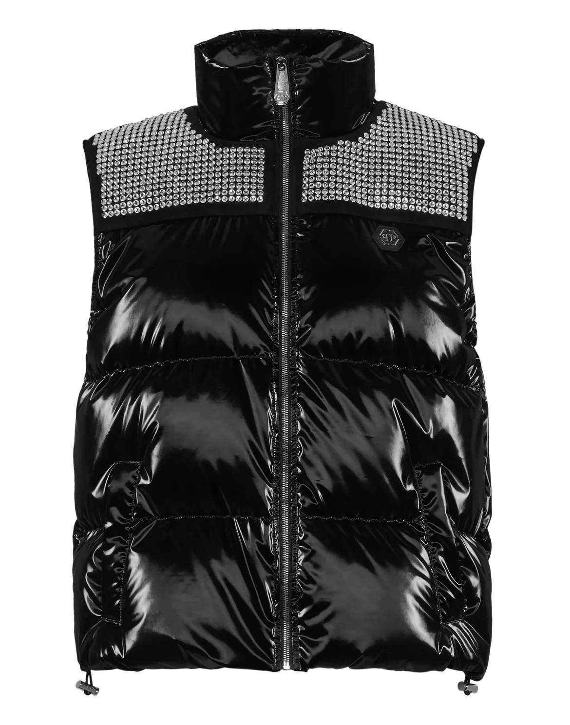 Crystal Down Jacket Vest, цвет: Черный