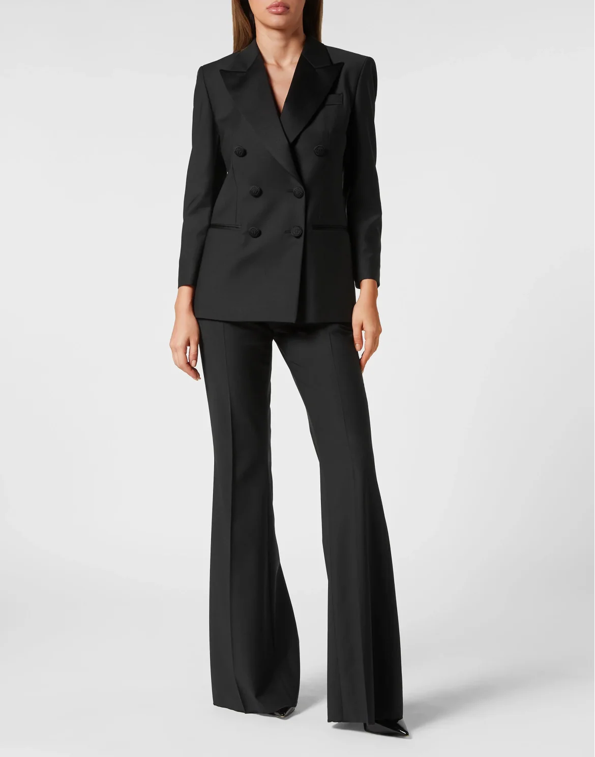 Wool Loose Fit Blazer, цвет: Черный