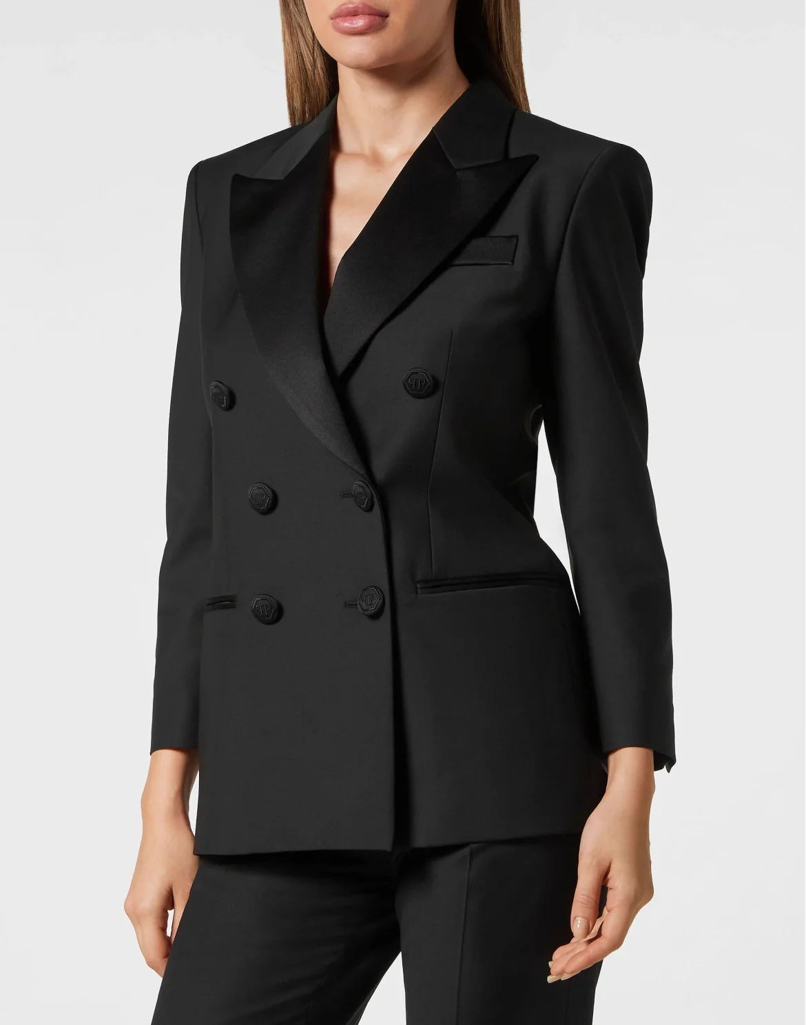Wool Loose Fit Blazer, цвет: Черный