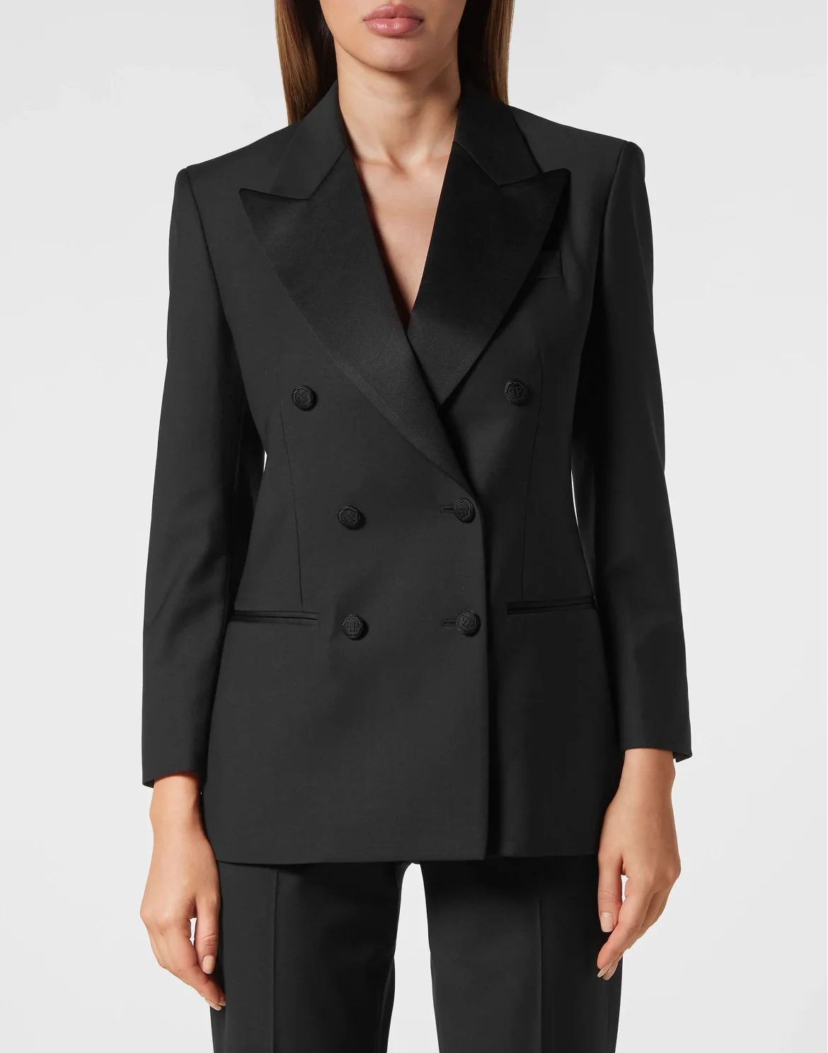 Basic Loose Fit Blazer, цвет: Черный