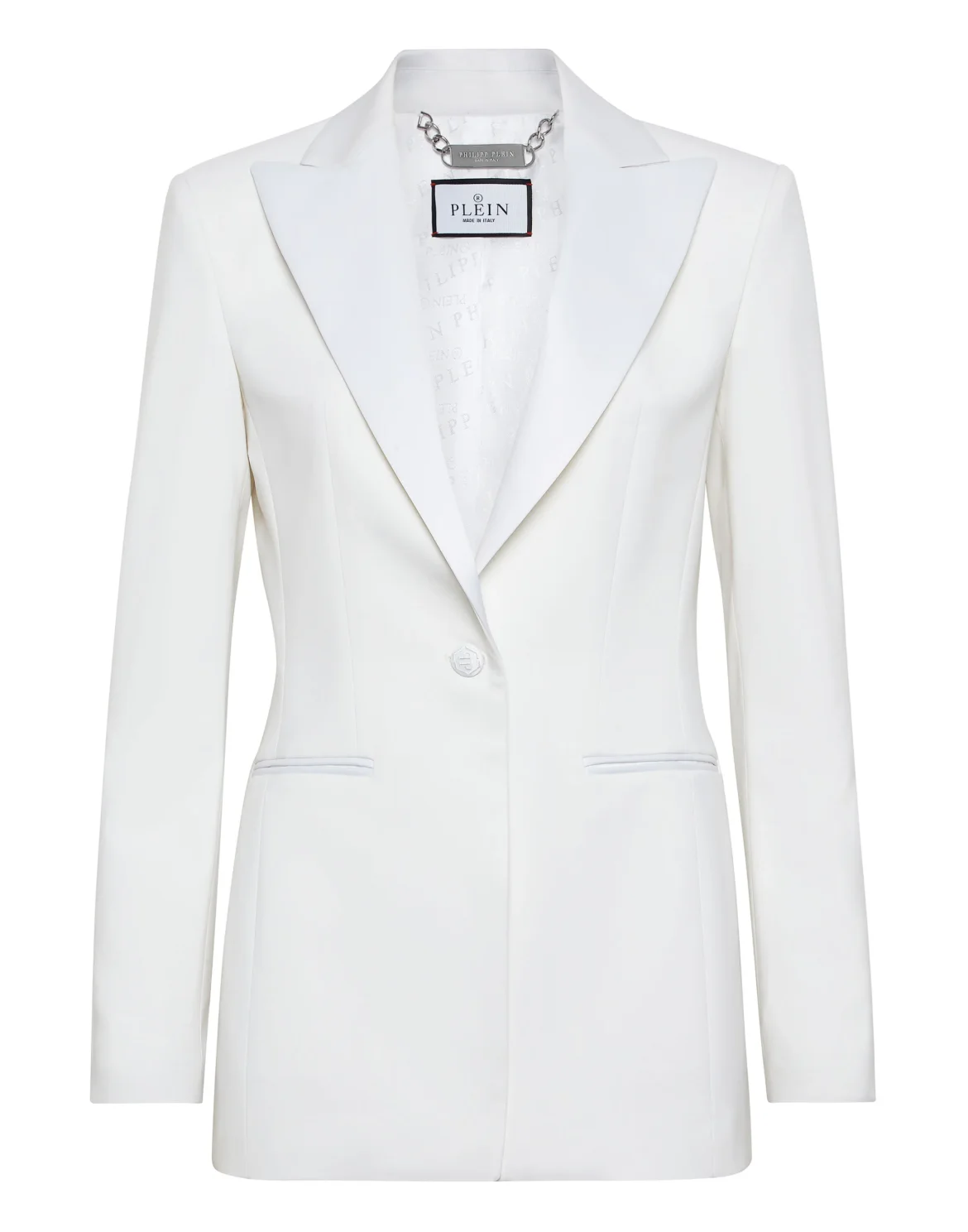 Basic Slim Fit Blazer, цвет: Белый