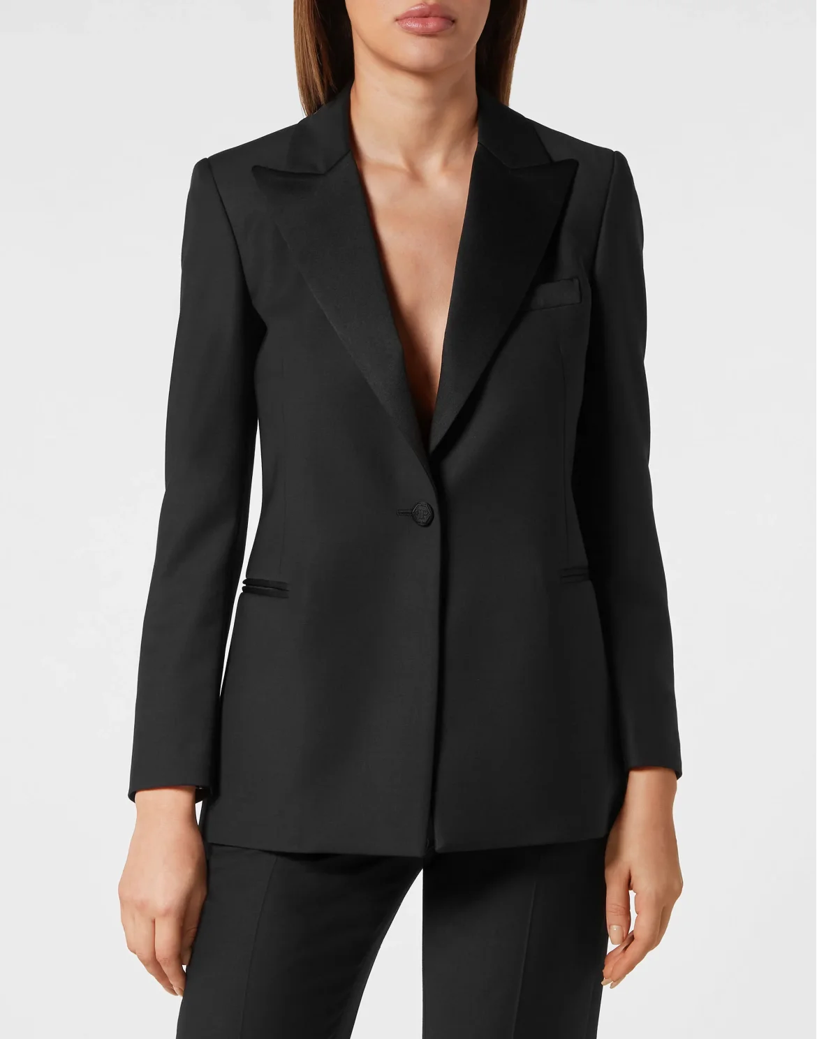 Basic Regular Fit Blazer, цвет: Черный