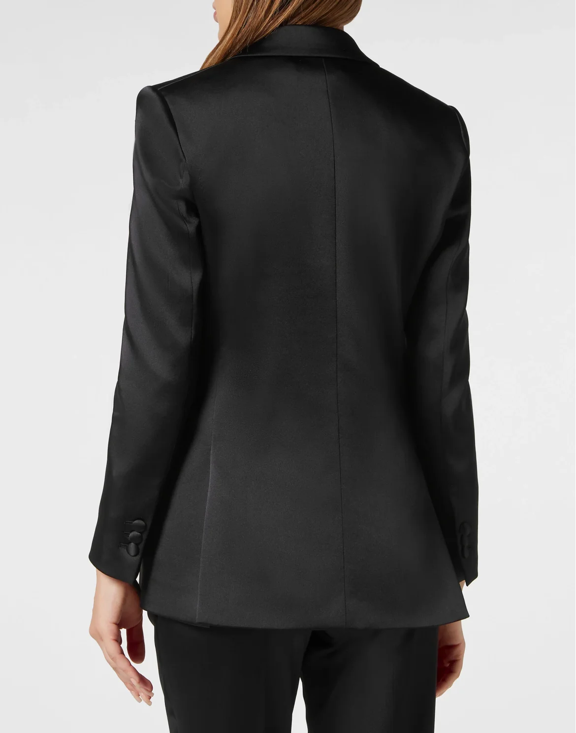 Basic Satin  Regular Fit Blazer, цвет: Черный