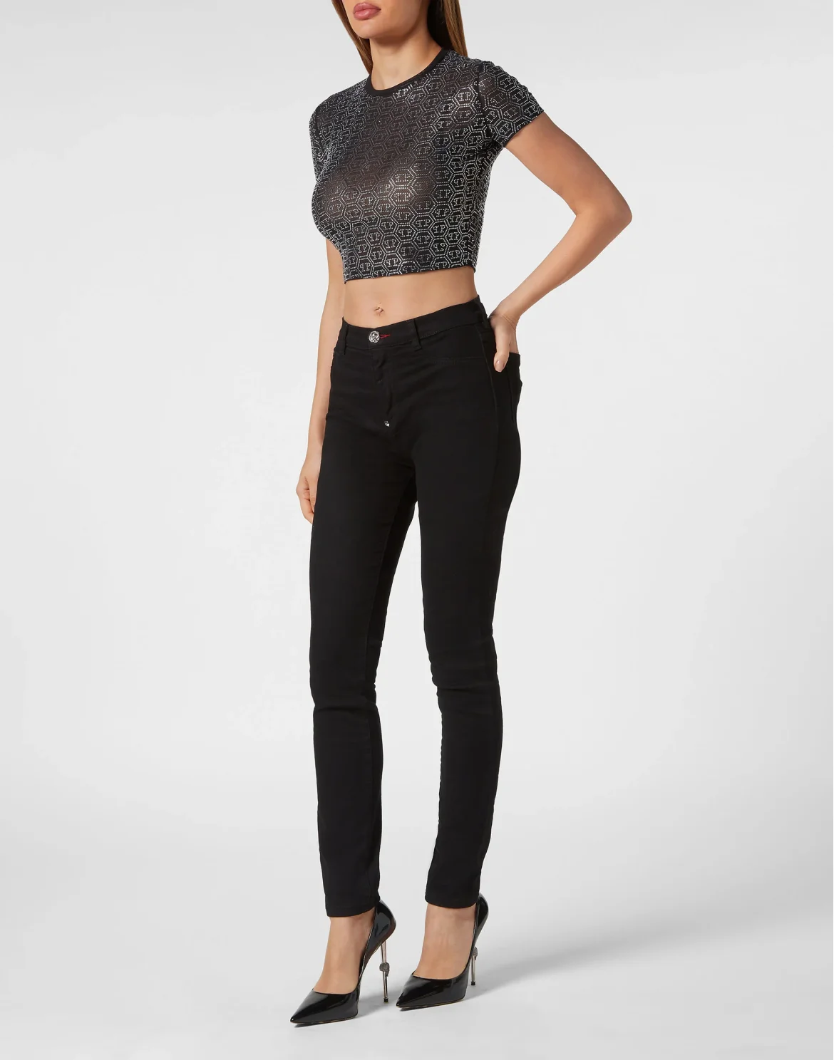 Cropped Top, цвет: Черный